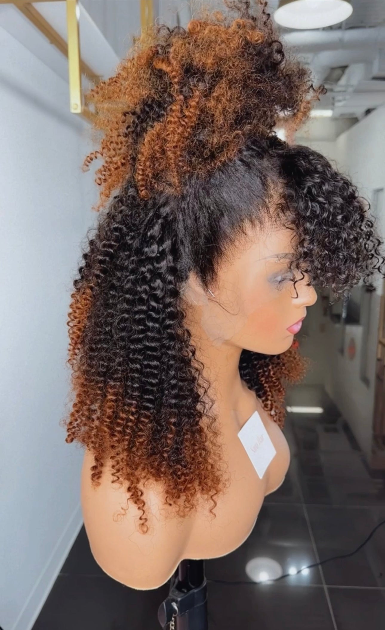 Lysha- Brazilian Curly Wig