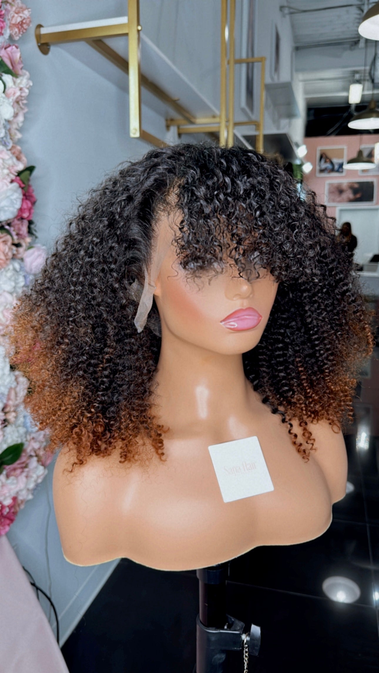 Lysha- Brazilian Curly Wig