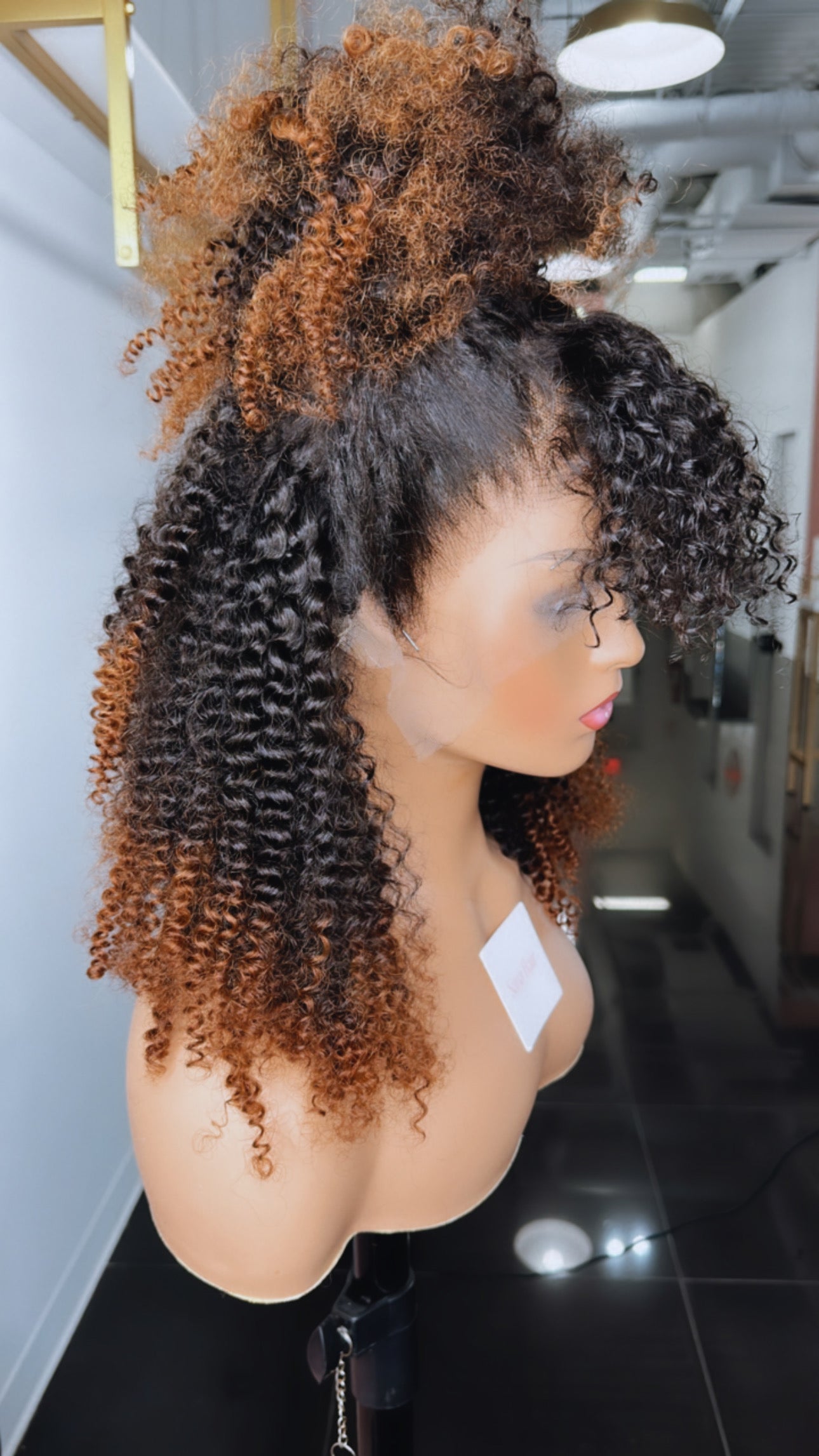 Lysha- Brazilian Curly Wig