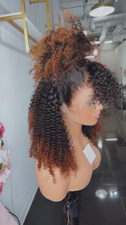 Lysha- Brazilian Curly Wig