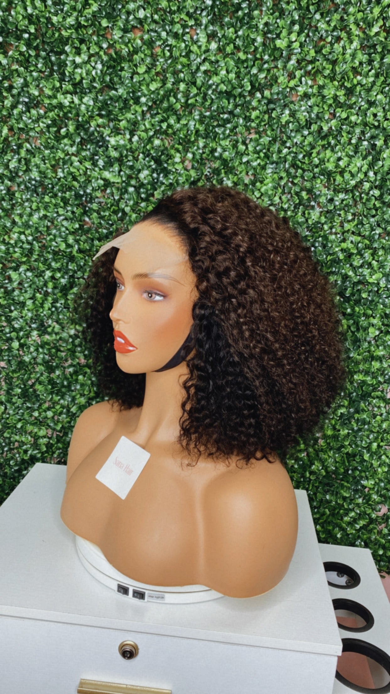 Malioe - Curly Closure Wig