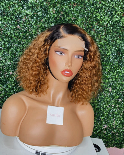 Kavia - Curly Closure Wig