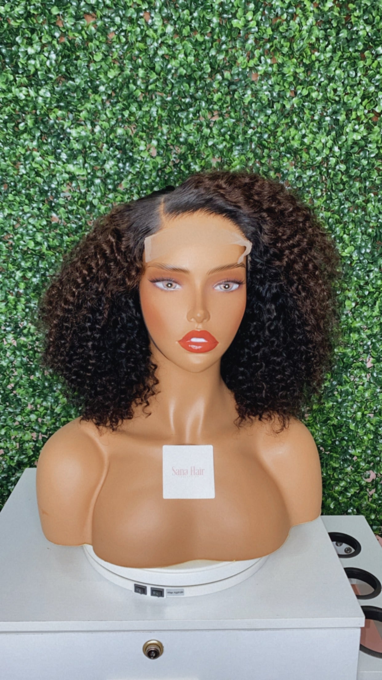 Malioe - Curly Closure Wig